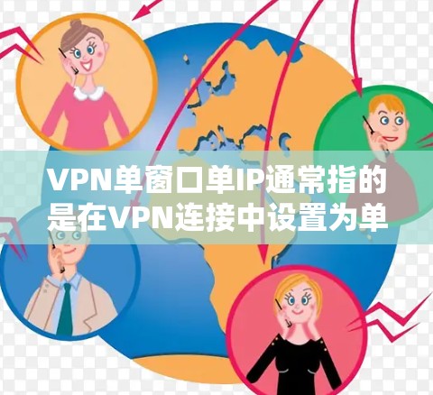 VPN单窗口单IP通常指的是在VPN连接中设置为单窗口和单IP的配置。具体含义如下