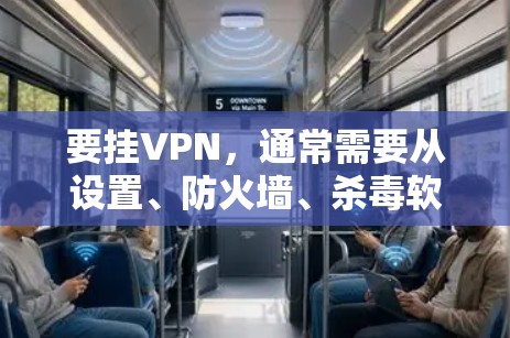 要挂VPN，通常需要从设置、防火墙、杀毒软件等多个方面进行操作。以下是详细的步骤