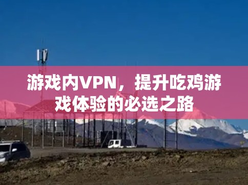 游戏内VPN，提升吃鸡游戏体验的必选之路
