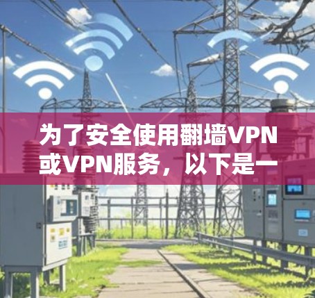 为了安全使用翻墙VPN或VPN服务，以下是一步步的操作指南