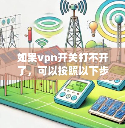 如果vpn开关打不开了,可以按照以下步骤进行排查和解决问题 如果vpn开关打不开了,可以按照以下步骤进行排查和解决问题