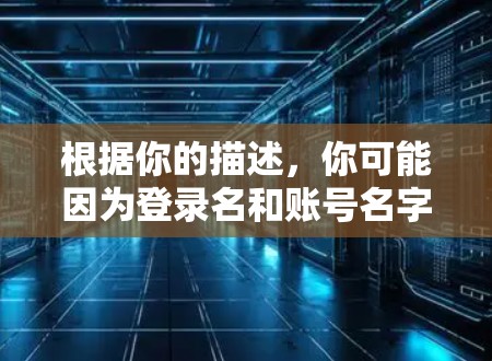 根据你的描述，你可能因为登录名和账号名字相同，导致账户被封。以下是逐步的解决方案