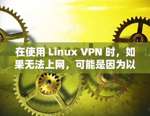 在使用 Linux VPN 时，如果无法上网，可能是因为以下原因