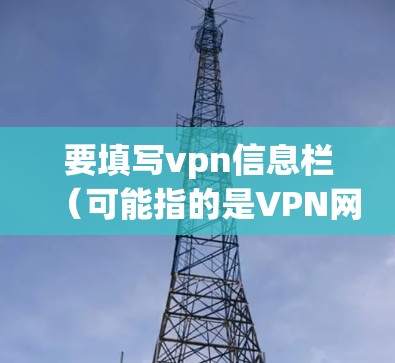 要填写vpn信息栏（可能指的是VPN网站的界面栏或某个软件的界面栏）请参考以下步骤
