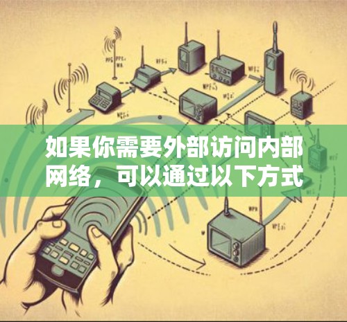 如果你需要外部访问内部网络，可以通过以下方式实现
