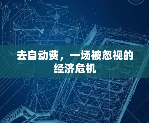 去自动费，一场被忽视的经济危机