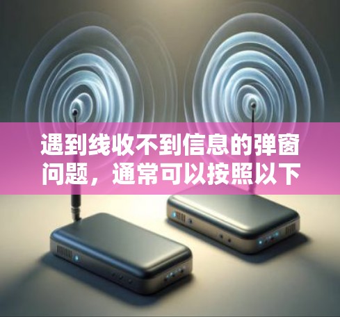 遇到线收不到信息的弹窗问题，通常可以按照以下步骤进行排查和处理