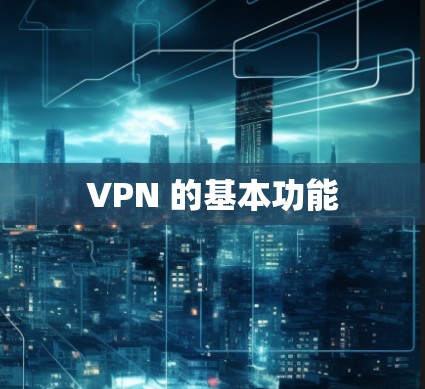VPN 的基本功能