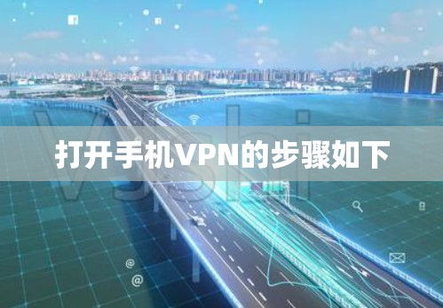 打开手机VPN的步骤如下