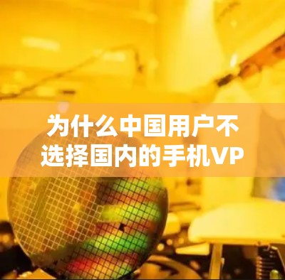 为什么中国用户不选择国内的手机VPN？