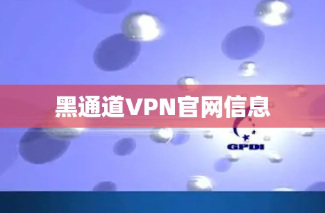 黑通道VPN官网信息