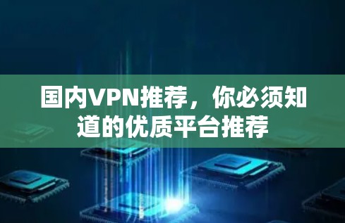 国内VPN推荐，你必须知道的优质平台推荐