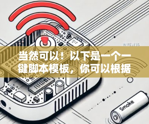 当然可以!以下是一个一键脚本模板,你可以根据需要修改并复制粘贴使用。这个脚本可以用来生成导航栏、搜索框或其他自动操作的脚本 当然可以!以下是一个一键脚本模板,你可以根据需要修改并复制粘贴使用。这个脚本可以用来生成导航栏、搜索框或其他自动操作的脚本
