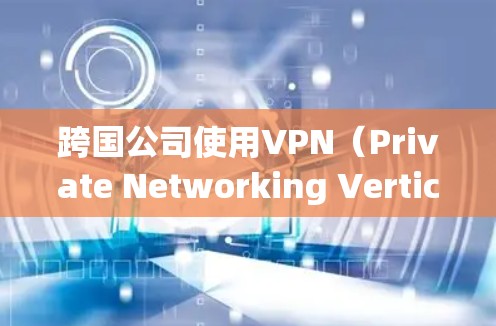 跨国公司使用VPN（Private Networking Vertical）是为了确保公司内部数据的安全和传输，尤其是在跨国运营或跨地区业务时，能够实现数据的加密传输和隐私保护