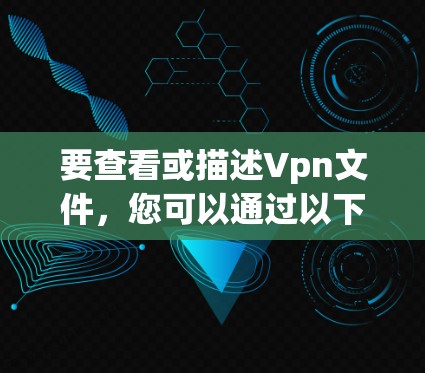 要查看或描述Vpn文件，您可以通过以下步骤进行操作