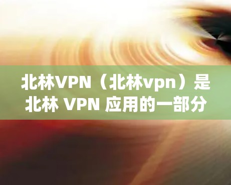 北林VPN（北林vpn）是北林 VPN 应用的一部分，主要用于管理北林 VPN 功能。以下是其主要功能和使用方法