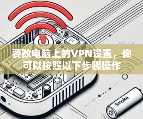 要改电脑上的VPN设置，你可以按照以下步骤操作
