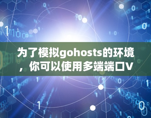 为了模拟gohosts的环境，你可以使用多端端口VPN服务，如VPCorp or VirtualBox。以下是具体步骤