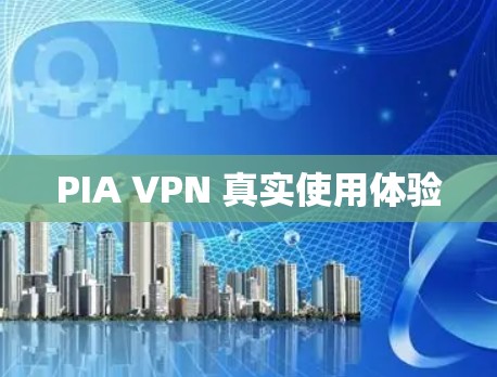 PIA VPN 真实使用体验