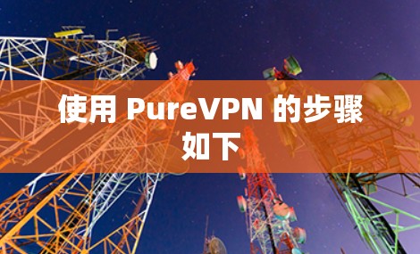 使用 PureVPN 的步骤如下