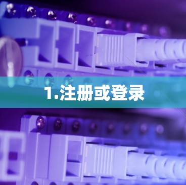 1.注册或登录