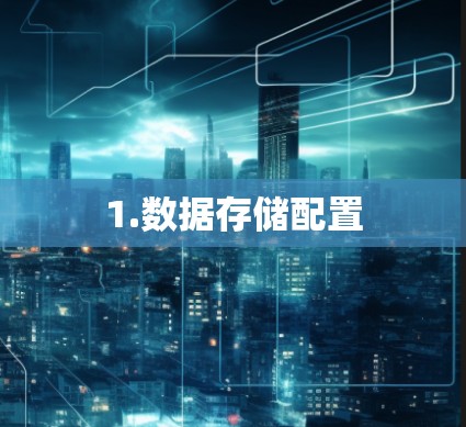 1.数据存储配置