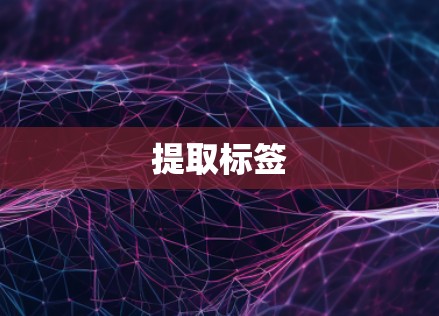 提取标签 提取标签