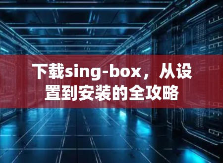 下载sing-box，从设置到安装的全攻略