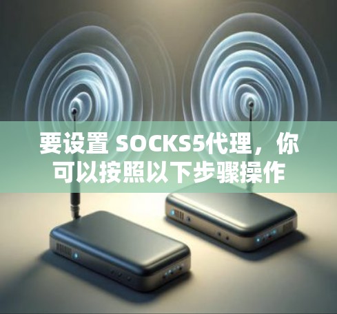 要设置 SOCKS5代理,你可以按照以下步骤操作 要设置 SOCKS5代理,你可以按照以下步骤操作