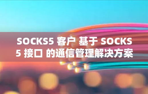 SOCKS5 客户 基于 SOCKS5 接口 的通信管理解决方案