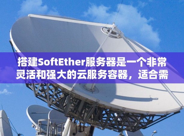 搭建SoftEther服务器是一个非常灵活和强大的云服务容器，适合需要高可用性和高扩展性的场景。以下是一些详细的步骤和建议，帮助你快速搭建SoftEther服务器