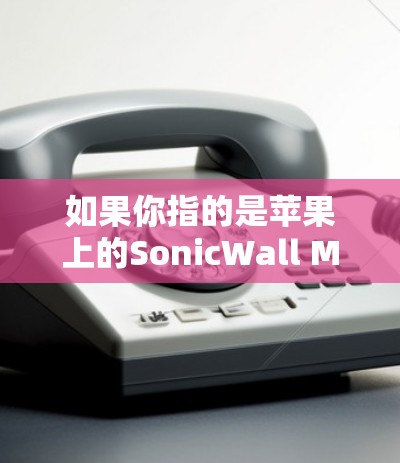 如果你指的是苹果上的SonicWall Mobile，以下是使用该应用的简单步骤