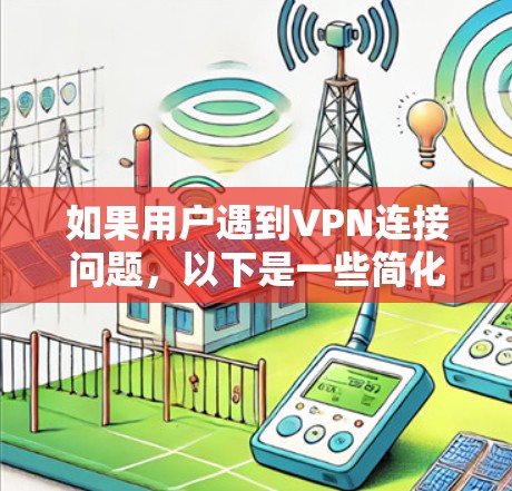 如果用户遇到VPN连接问题，以下是一些简化的解决方案，帮助他们轻松连接到他们的VPN服务器