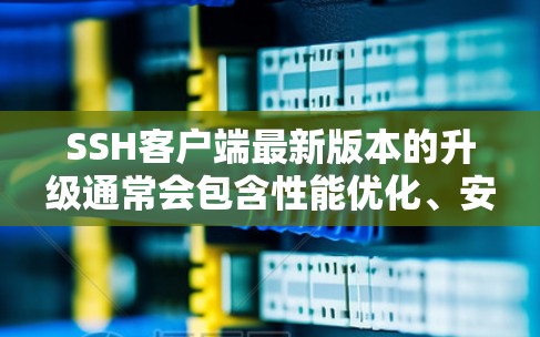 SSH客户端最新版本的升级通常会包含性能优化、安全性提升以及兼容性增强等多方面改进。以下是一些关键点，帮助你全面了解最新版本