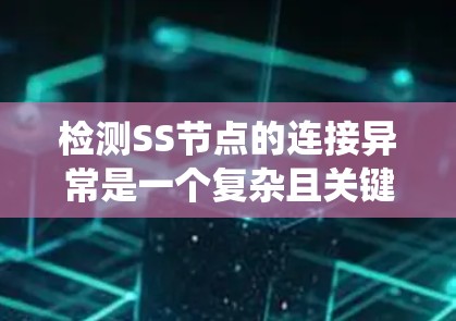 检测SS节点的连接异常是一个复杂且关键的网络流量分析任务，涉及多个步骤和方法。以下是对这一问题的系统总结和解决方案