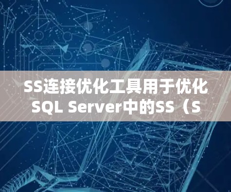 SS连接优化工具用于优化SQL Server中的SS（SQL Server Services）连接，以提高数据库的性能和响应速度。这些工具可以帮助减少I/O操作次数，优化数据访问和查询性能