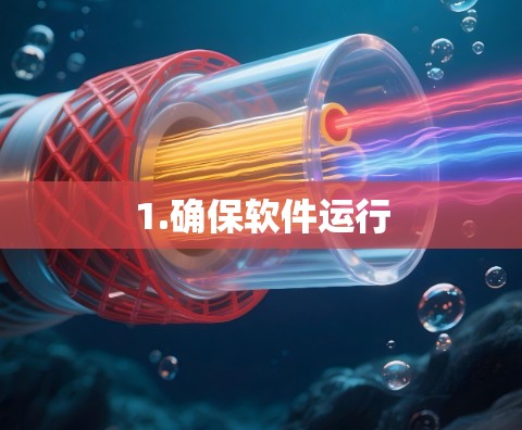1.确保软件运行