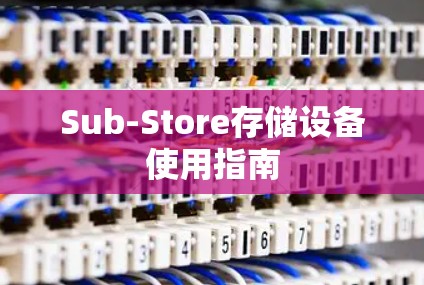 Sub-Store存储设备使用指南 Sub-Store存储设备使用指南